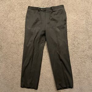 Loro Piana Super 120’s Men’s Dark Gray Wool Dress Pants Trousers Slacks sz 36